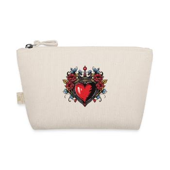 Coeur Symbole Amour - Trousse biologique - nature - Devant