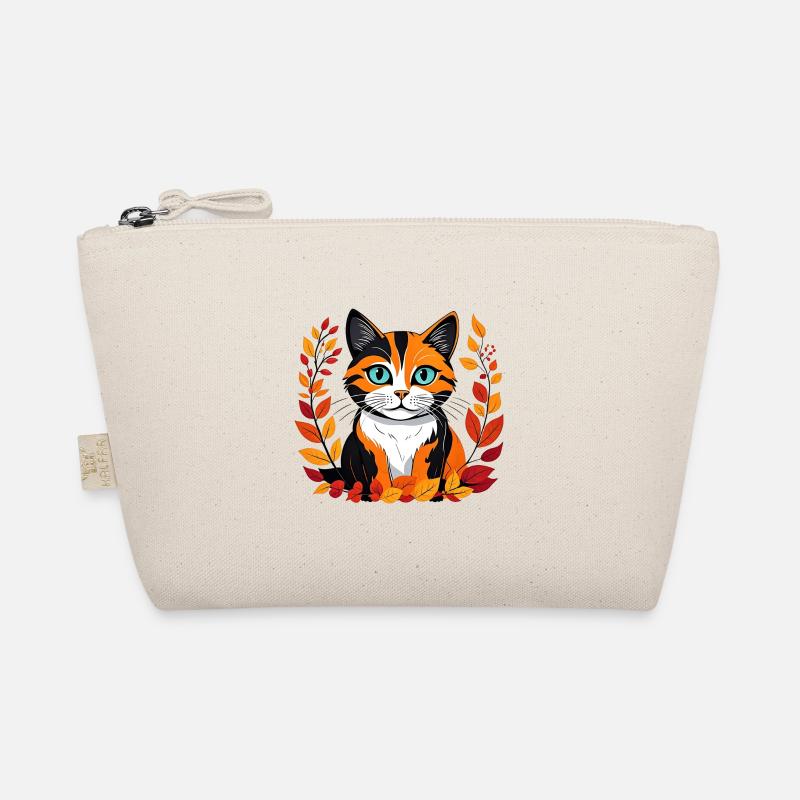 Herbst-Katze Bio-Täschchen