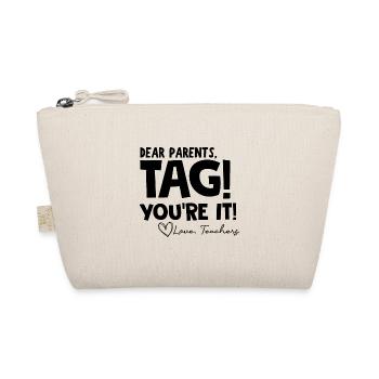Last Day of School Funny Parents' Day - Organic Pouch - nature - Front