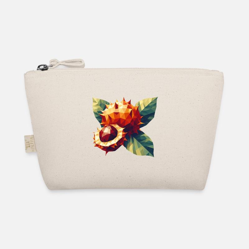 Autumn Magic: Polygon Chestnut in Full Bloom Organic Pouch
