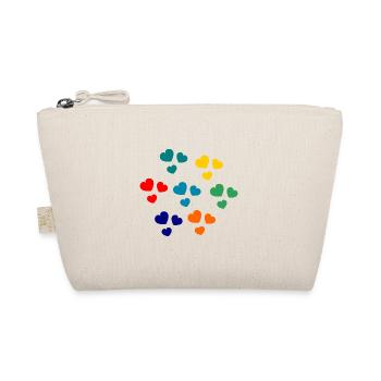 CŒUR. CŒURS. HEART. BISOU. SMACK. BISOUS. - Trousse biologique - nature - Devant