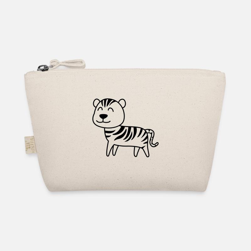 Tiger Comic Animal Organic Pouch