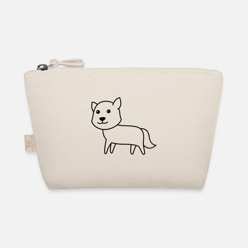 Wolf Comic Tier Bio-Täschchen