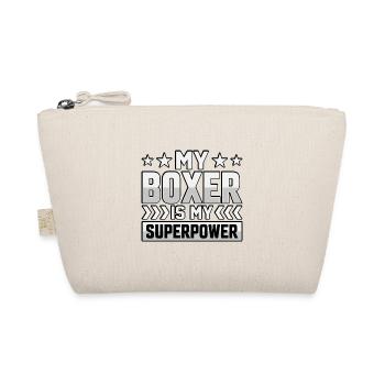 Mon boxeur est mon superpouvoir - Trousse biologique - nature - Devant