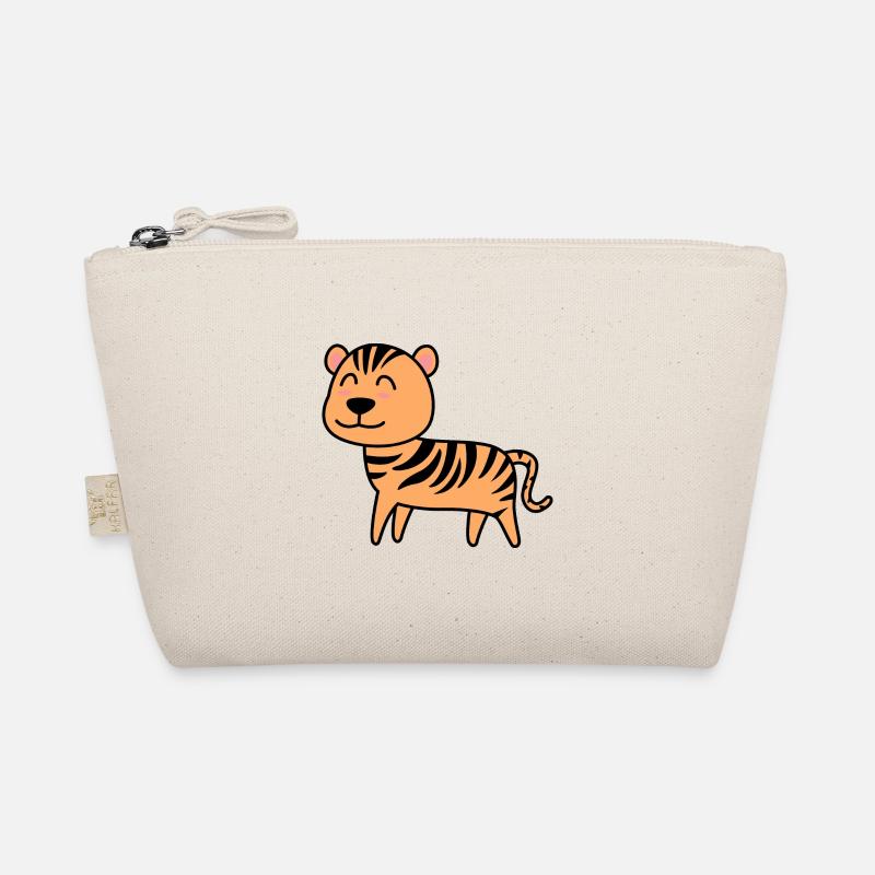 Tiger Comic Animal Organic Pouch