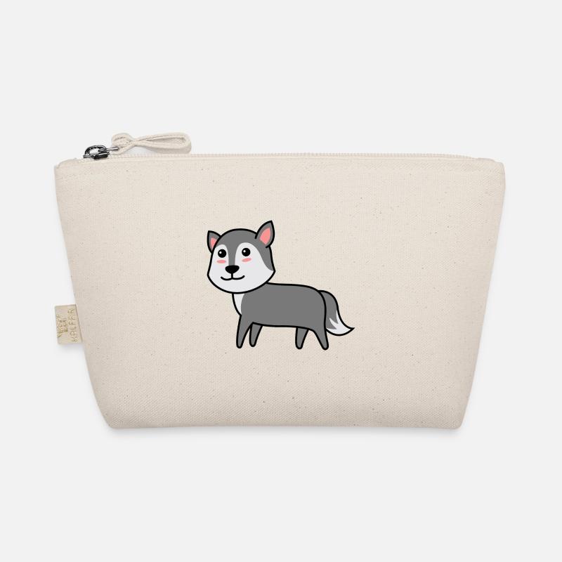 Wolf Comic Tier Bio-Täschchen