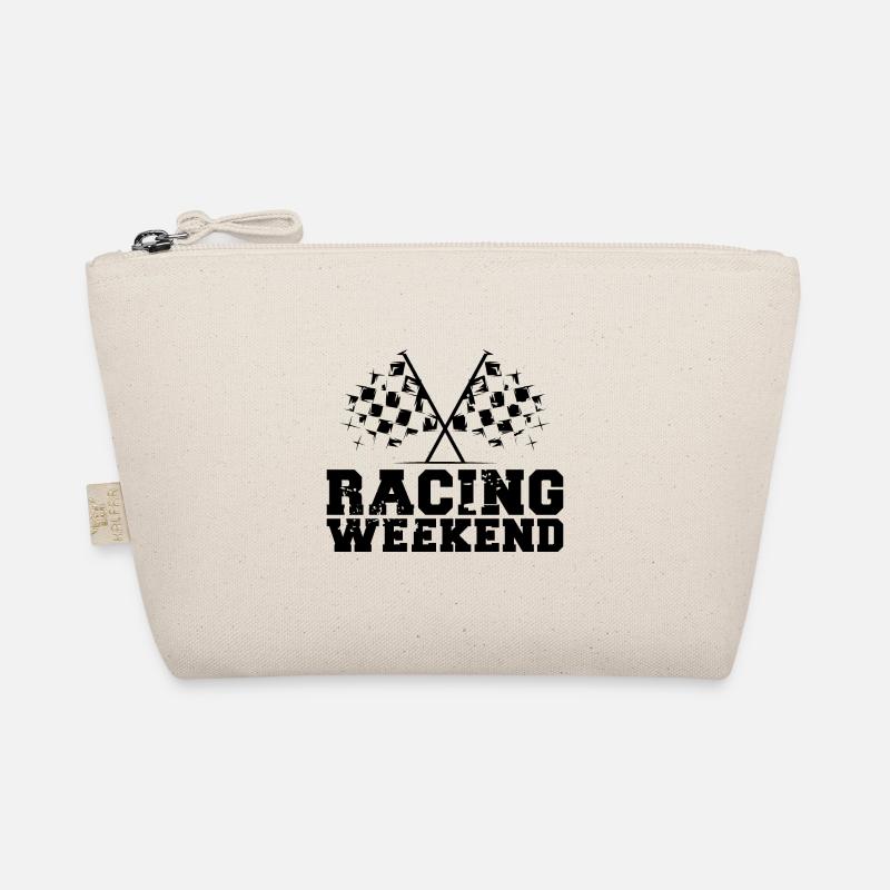 Voitures de week-end de course Drapeaux de symbole de course Trousse biologique
