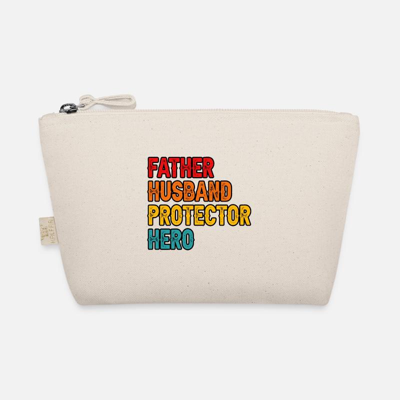 Father Husband Protector Hero Organic Pouch