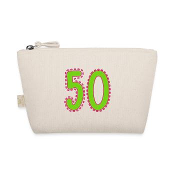 50. 50 ANS. 50e ANNIVERSAIRE. ANNIVERSAIRE 50 ANS. - Trousse biologique - nature - Devant