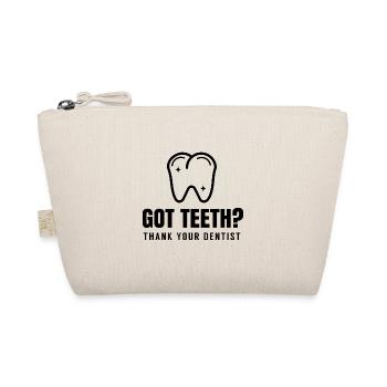 Do you have teeth dental technician practice dentist profession - Organic Pouch - nature - Front