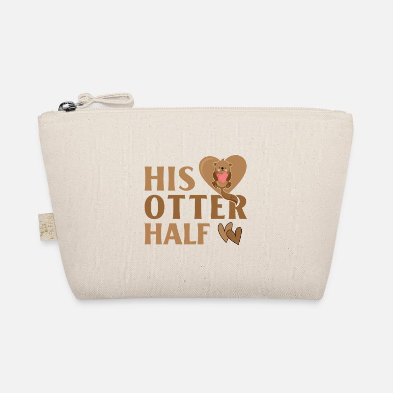 His Otter Half - Bio-Täschchen - Natur