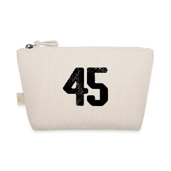 45 Zahl Trikot - Bio-Täschchen - Natur - Vorne