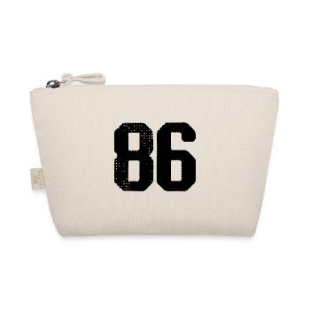 86 Zahl Trikot - Bio-Täschchen - Natur - Vorne