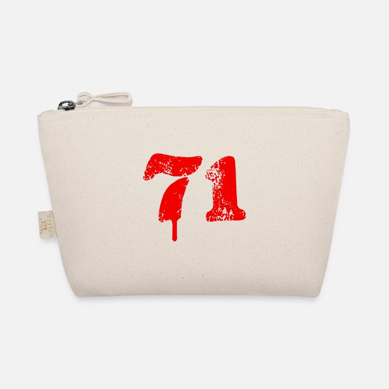 71 Zahl Symbol - Bio-Täschchen - Natur