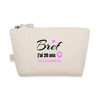 40 ans anniversaire femme millésime 1983 humour - Trousse biologique - nature - Devant