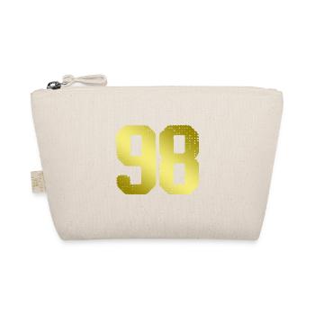 98 Zahl Trikot - Bio-Täschchen - Natur - Vorne