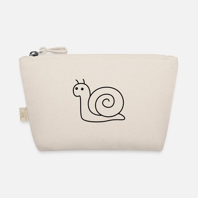 Snail Comic Animal Organic Pouch