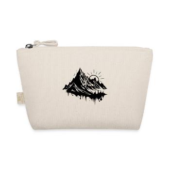 Mountains Silhouette Nature Symbol - Organic Pouch - nature - Front