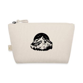 Mountain Silhouette Nature Mountains - Organic Pouch - nature - Front