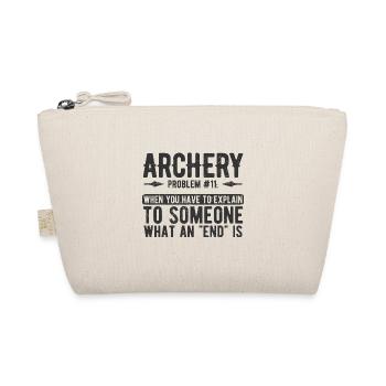Bogenschießen Archery - Bio-Täschchen - Natur - Vorne