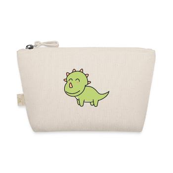 Dinosaur triceratops comic - Organic Pouch - nature - Front