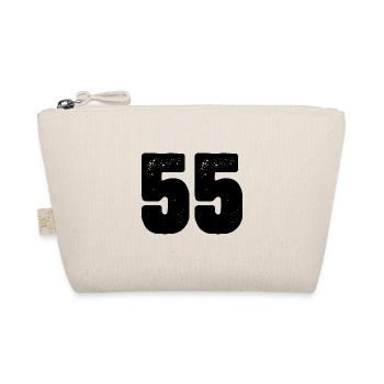 55 Zahl Trikot - Bio-Täschchen - Natur - Vorne