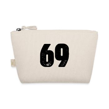 69 Zahl Trikot - Bio-Täschchen - Natur - Vorne