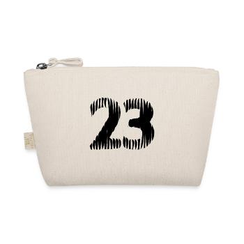23 Zahl Trikot - Bio-Täschchen - Natur - Vorne