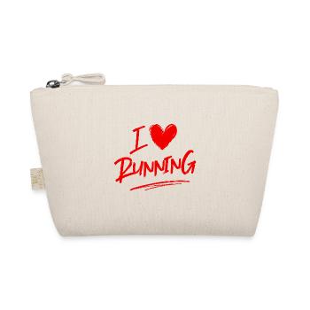 I love racing - Organic Pouch - nature - Front