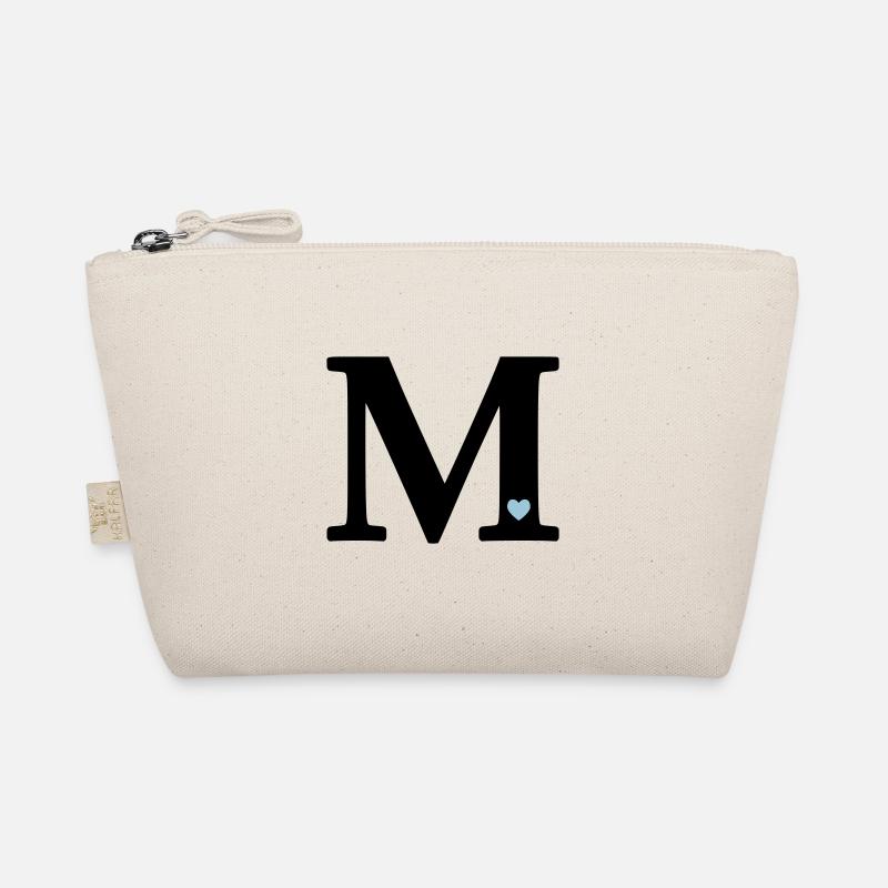 Buchstabe M Anfangsbuchstabe - Bio-Täschchen - Natur