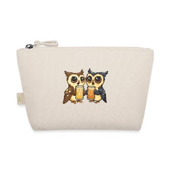 Owl Beer Funny Booze - Organic Pouch - nature - Front