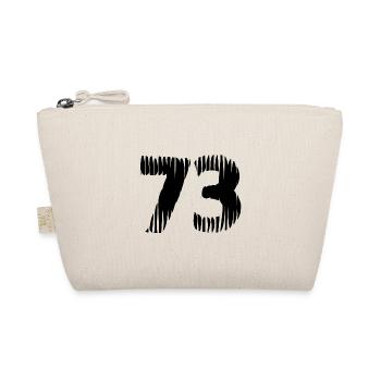 73 Zahl Trikot - Bio-Täschchen - Natur - Vorne