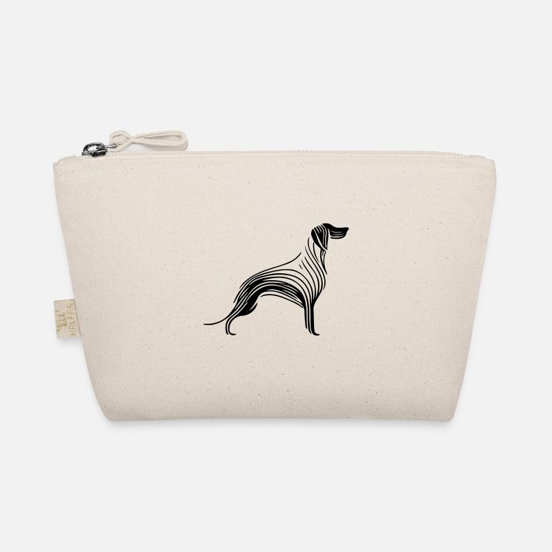 Silhouette de chien - Trousse biologique - nature