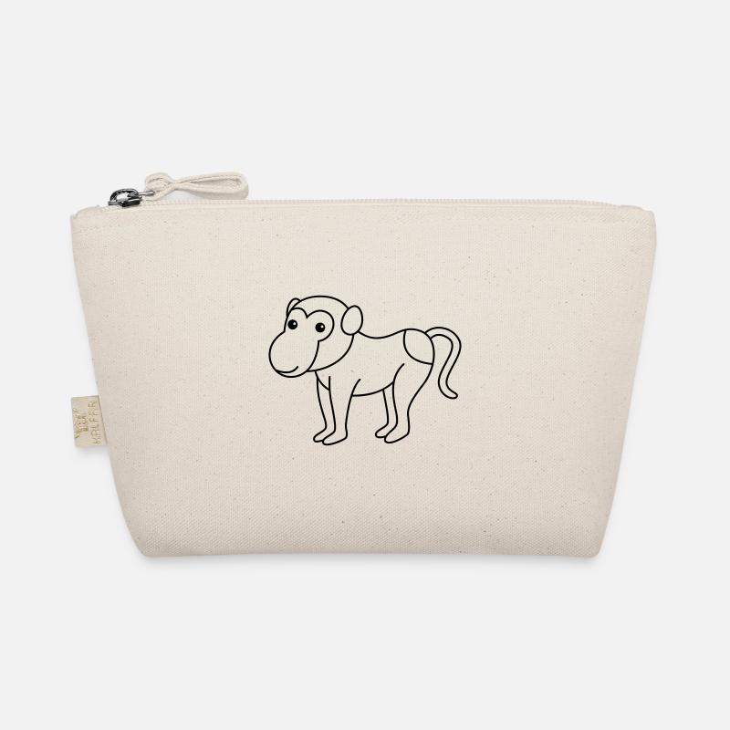 Monkey affe comic Bio-Täschchen