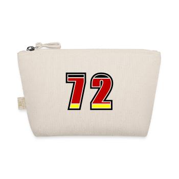 72 Nummer Deutschland Trikot - Bio-Täschchen - Natur - Vorne