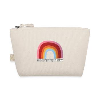 Life is better under a rainbow - Bio-Täschchen - Natur - Vorne