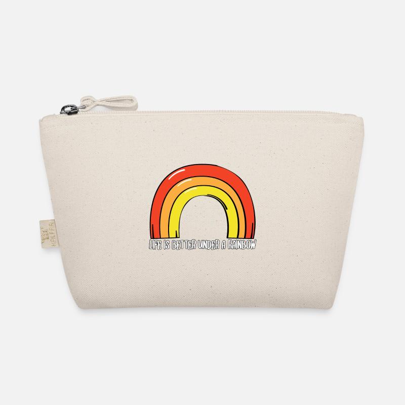 Life is better under a rainbow Bio-Täschchen