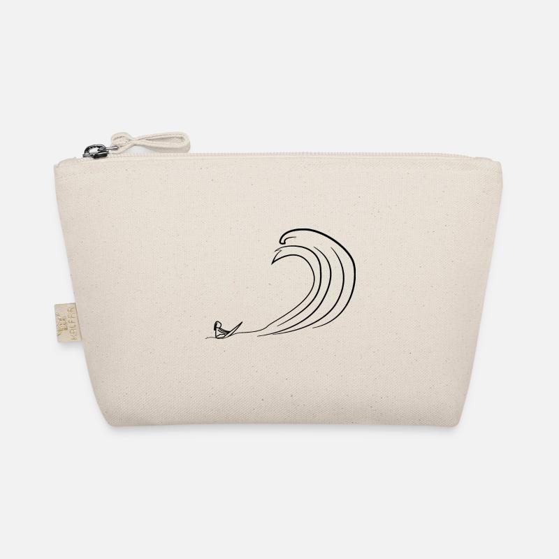 Surfer wave Organic Pouch