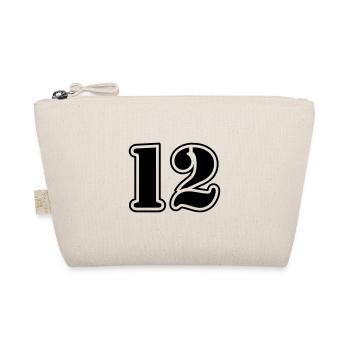12 Zahl symbol - Bio-Täschchen - Natur - Vorne
