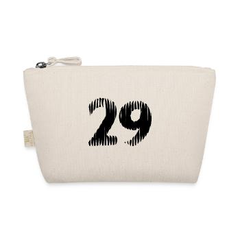 29 Zahl Trikot - Bio-Täschchen - Natur - Vorne