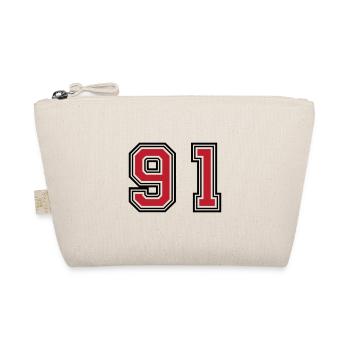 91 Number Symbol - Organic Pouch - nature - Front