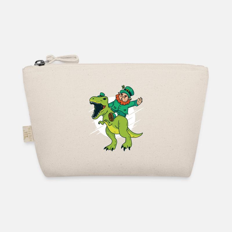 Dwarf rides Dino Organic Pouch