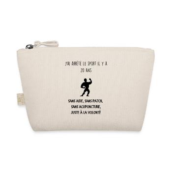 J'ai arrêté le sport - Trousse biologique - nature - Devant