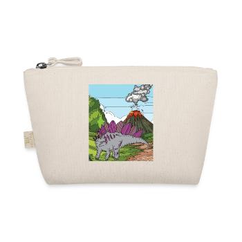 Time Dino Volcano Eruption Nature - Organic Pouch - nature - Front