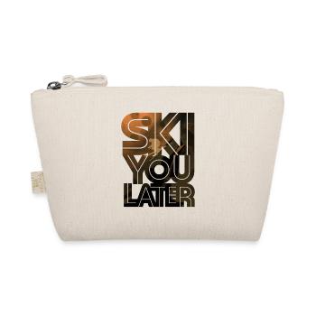 Skifahrer - Bio-Täschchen - Natur - Vorne
