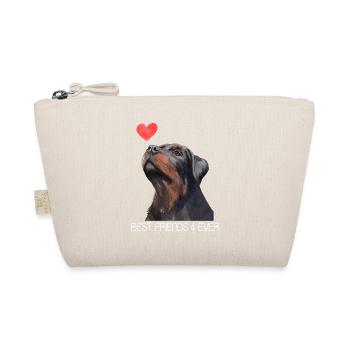 Rottweiler Friends Dog Lovers - Organic Pouch - nature - Front