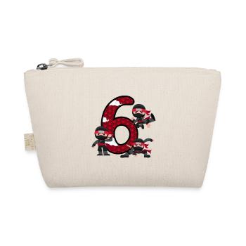 6ème anniversaire Jeune Ninja 6 ans Ninja Costume - Trousse biologique - nature - Devant