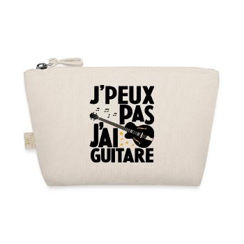 Je Peux Pas J'ai Guitare Drôle Guitare - Trousse biologique - nature - Devant