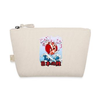 Japanese Koi Carp Angler - Organic Pouch - nature - Front