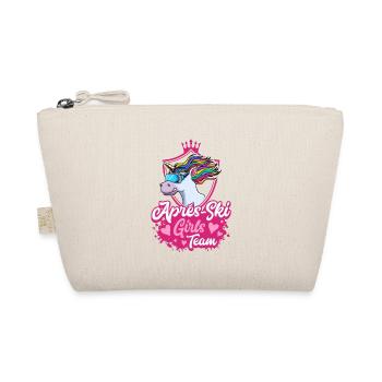 apres ski unicorn girls team - Organic Pouch - nature - Front